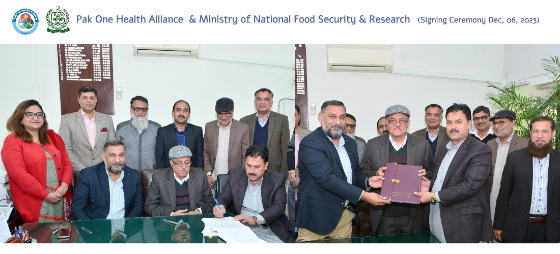 MOU Between POHA & Ministry of National Food Security & Research (Dec, 06,2023)